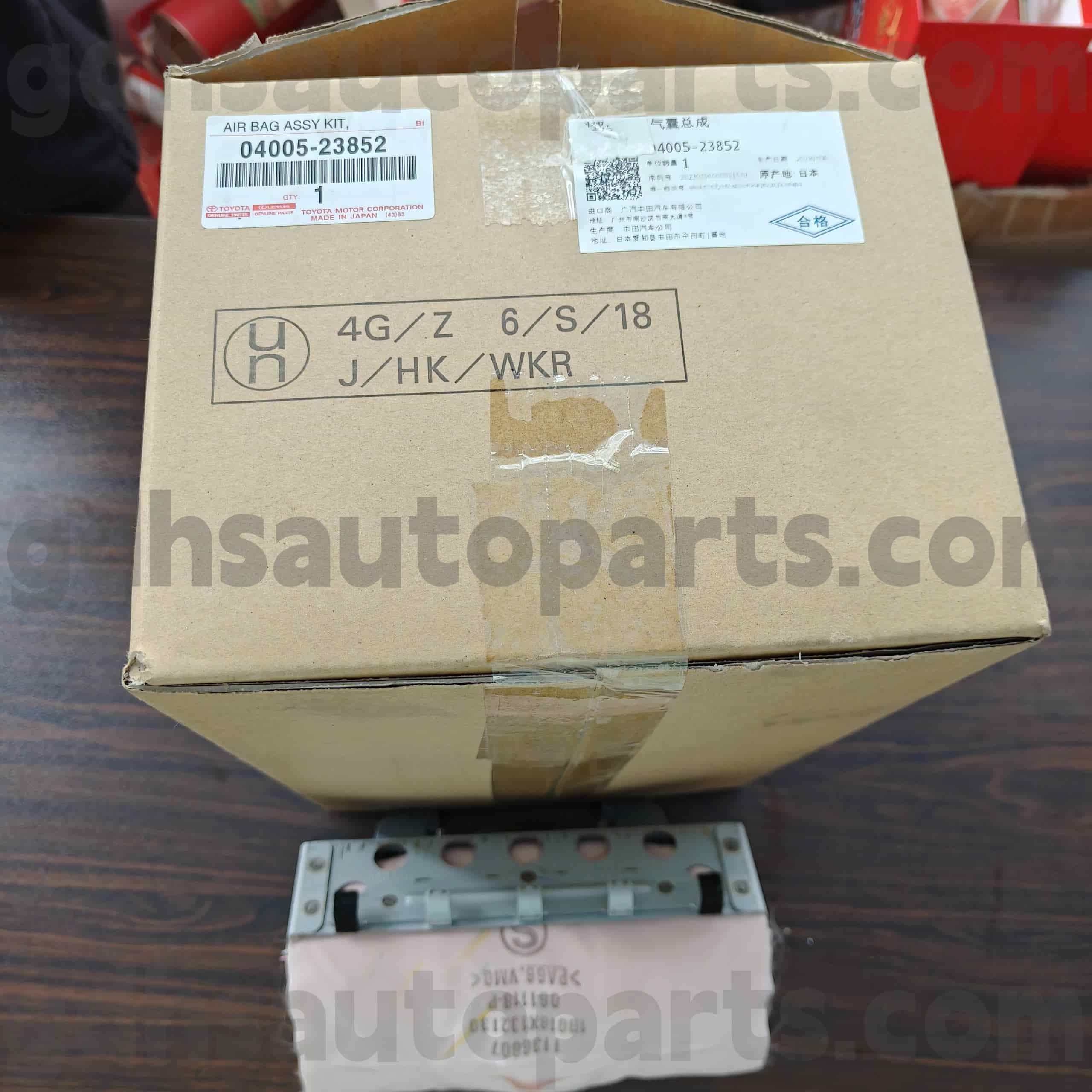 04005-23852 Toyota ehtne osade reisijate turvapadjade komplekt Yarisele