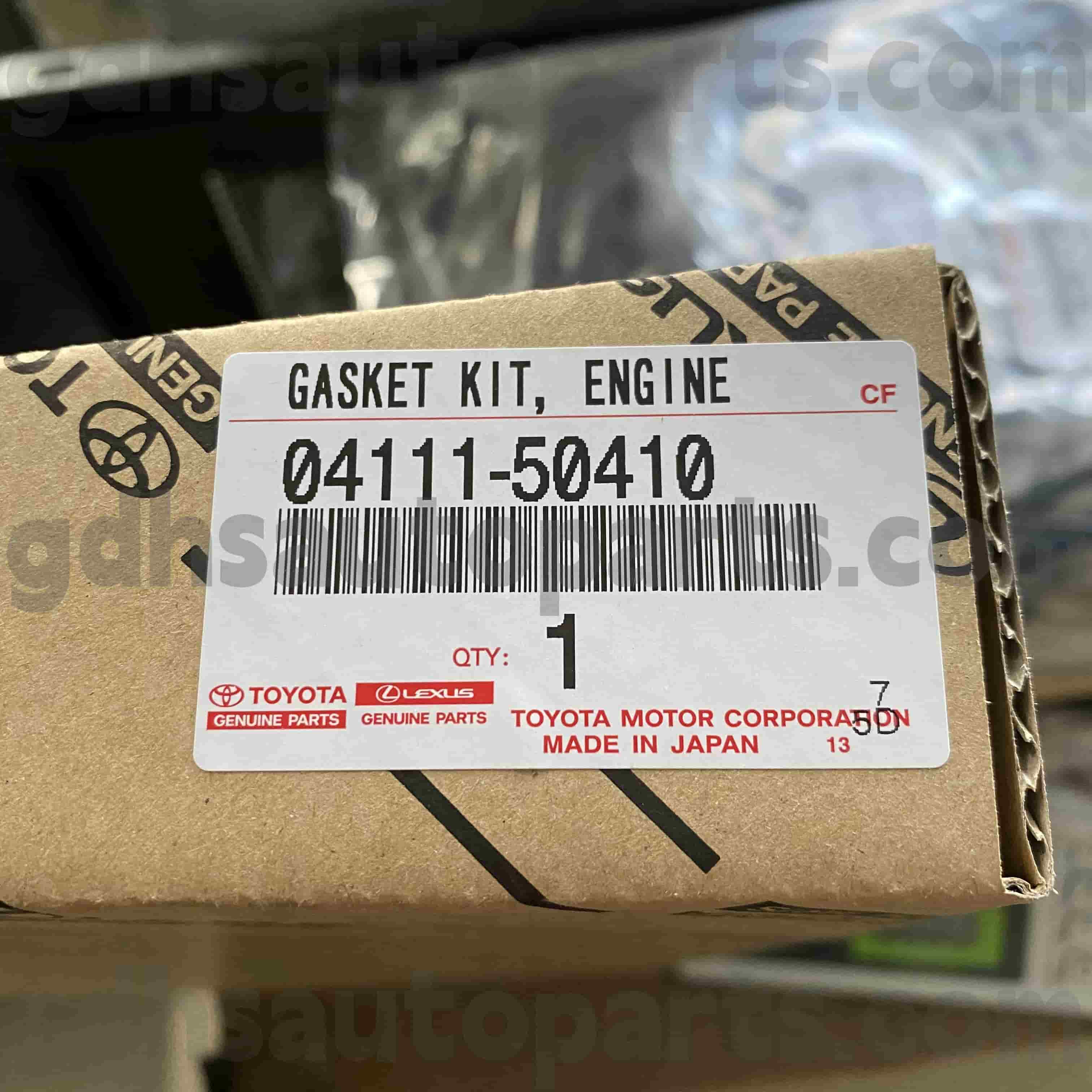 04111-50410 Toyota ehtne varuosade mootori kapitaalremontikomplekt Land Cruiser