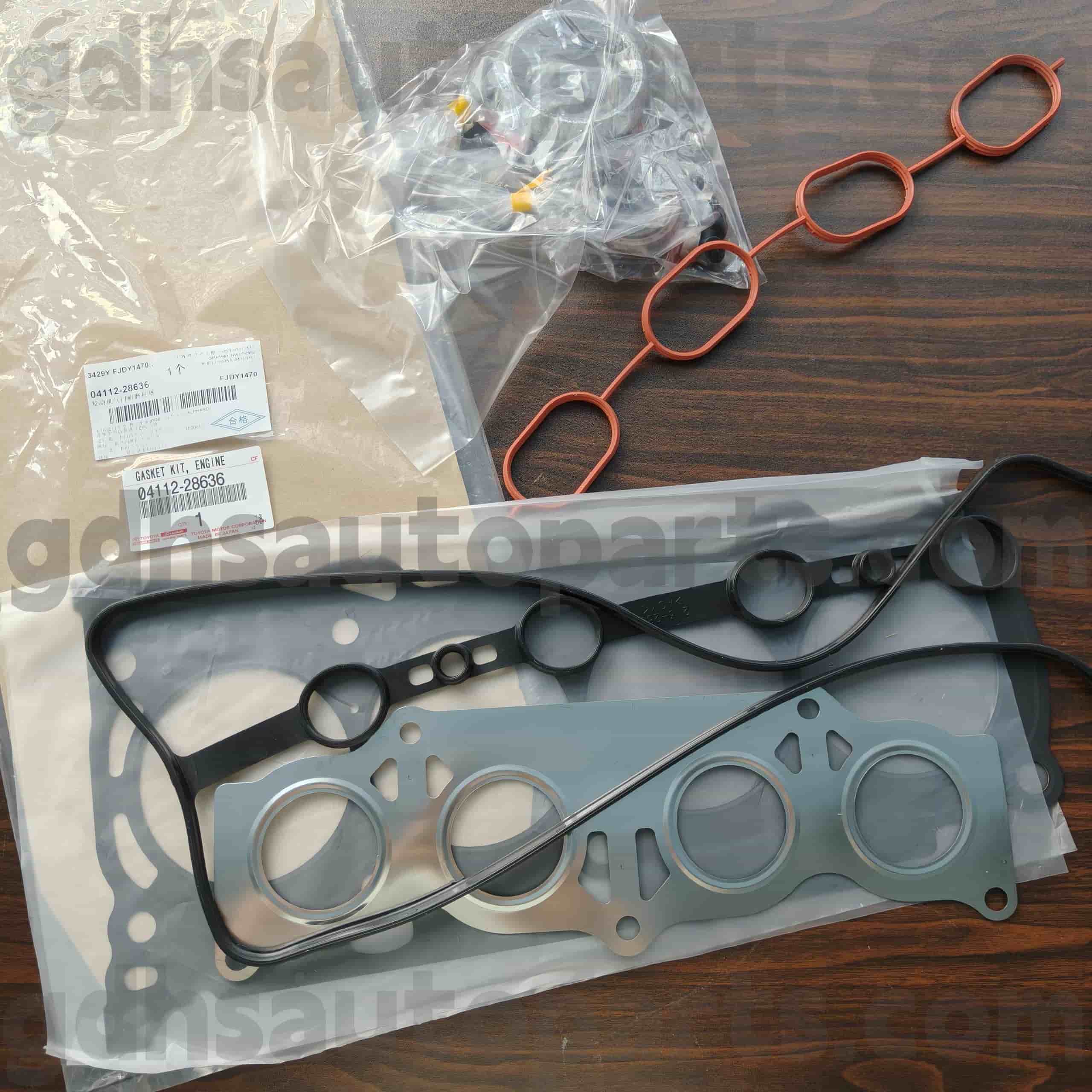 04112-28636 Toyota ehtne osade mootori häälestuskomplekt Previa/Tarago jaoks, Exce, Alphard