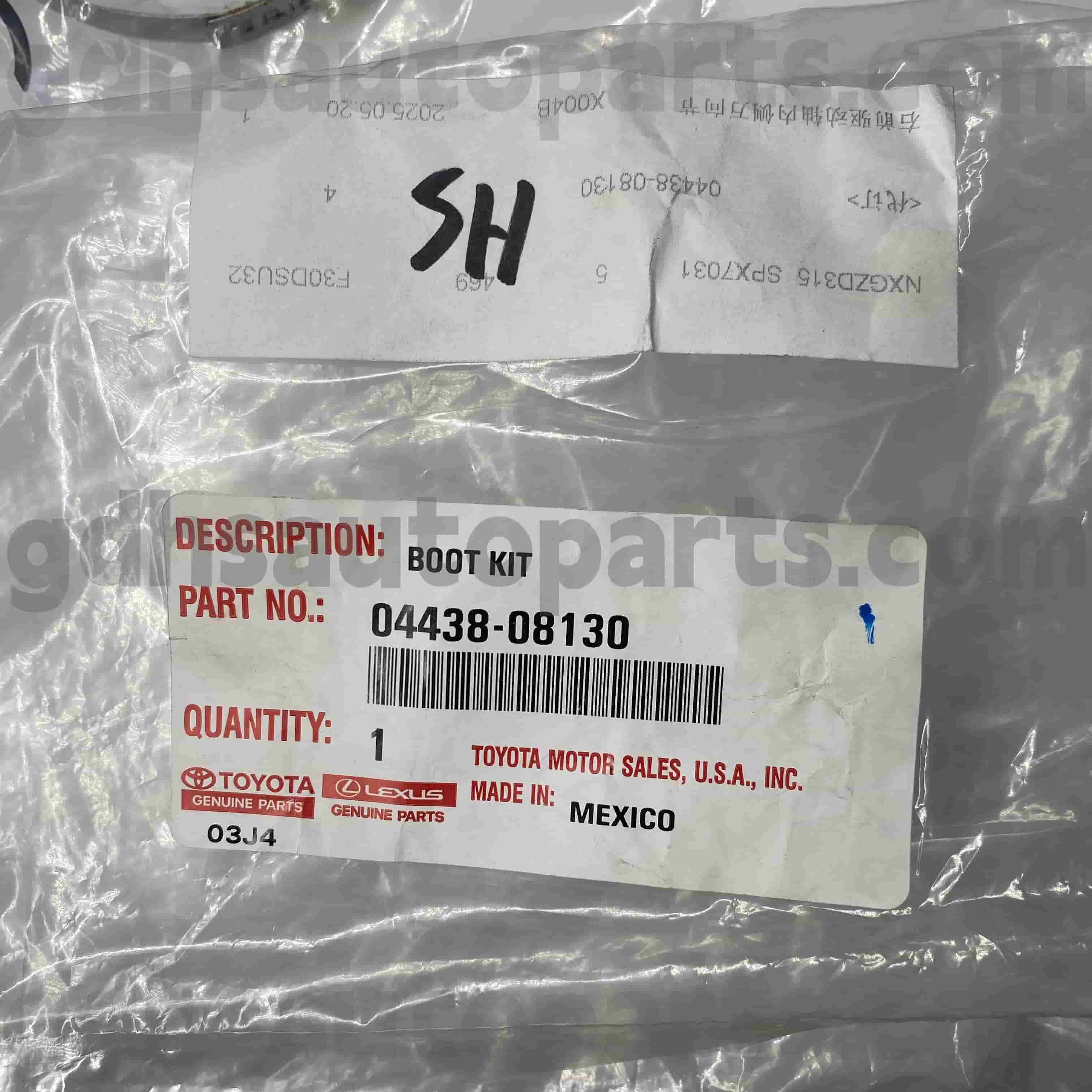 04428-08130 Toyota ehtsad osad CV-saabas šassii nr. GSV40/60 GSL3#