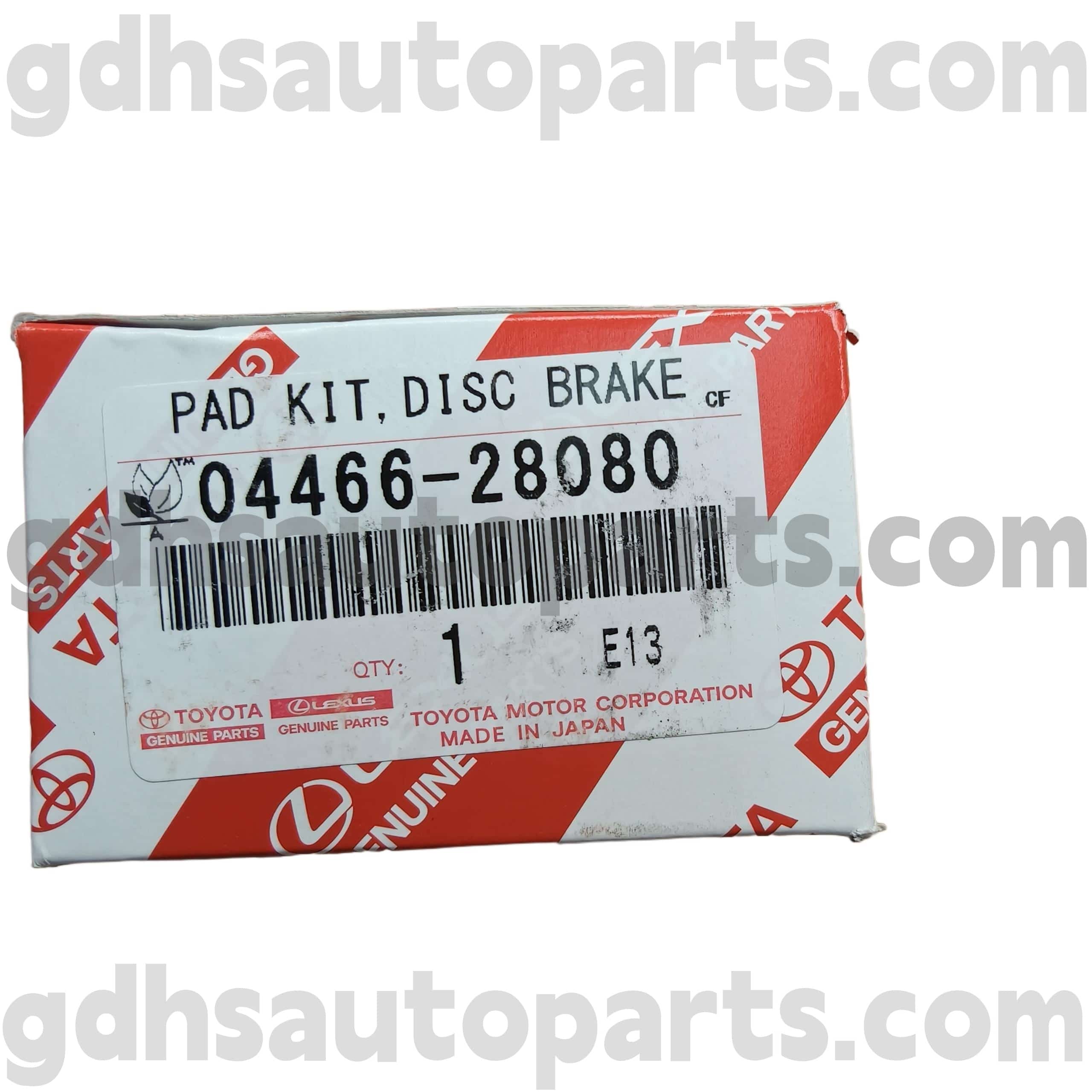 04466-28080 Toyota ehtsad osad Previa/Tarago, Alphard, Sienna šassii nr. ACR30