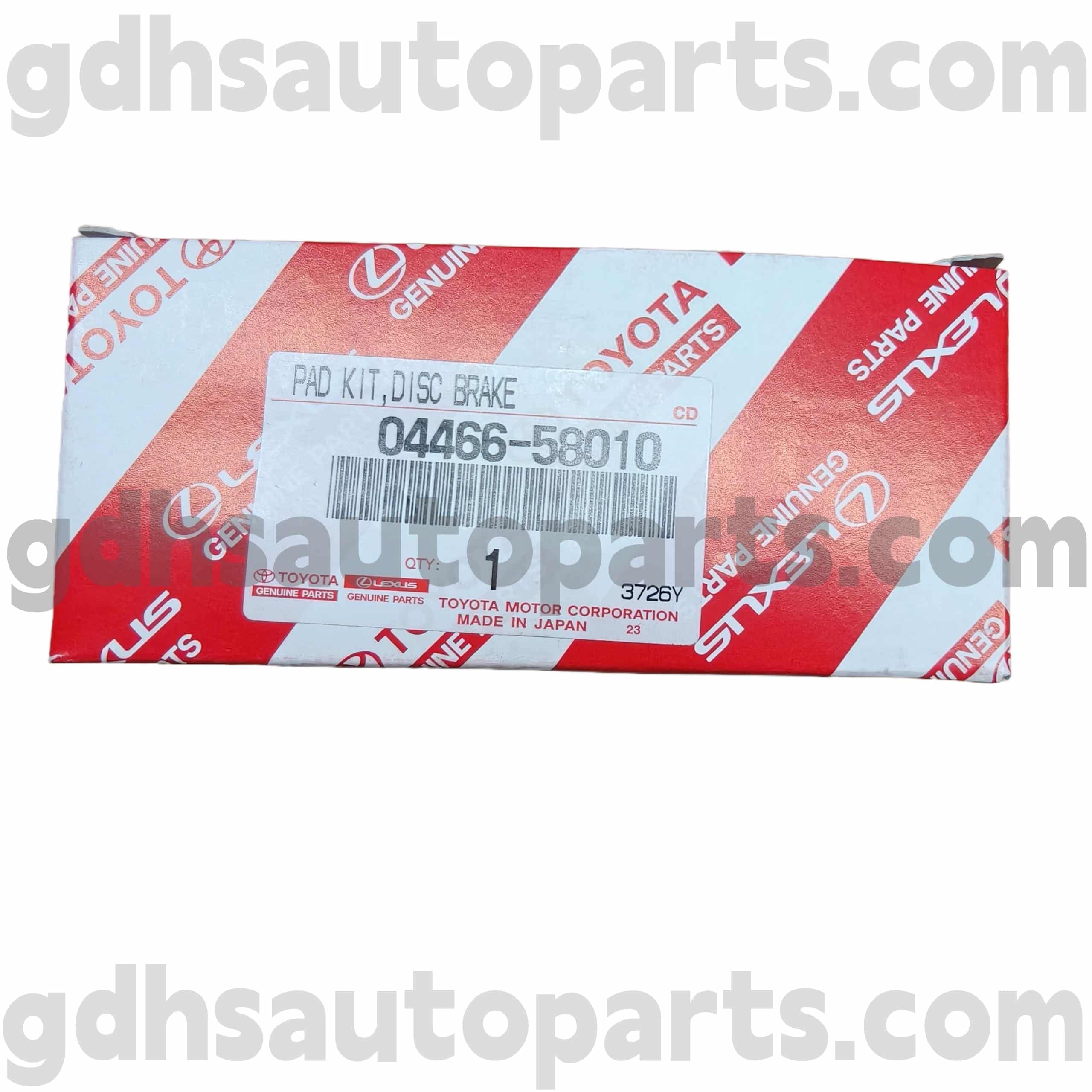 04466-58010 Toyota ehtsad osad Previa, Alphard, Exced Chassis nr. Ggh20