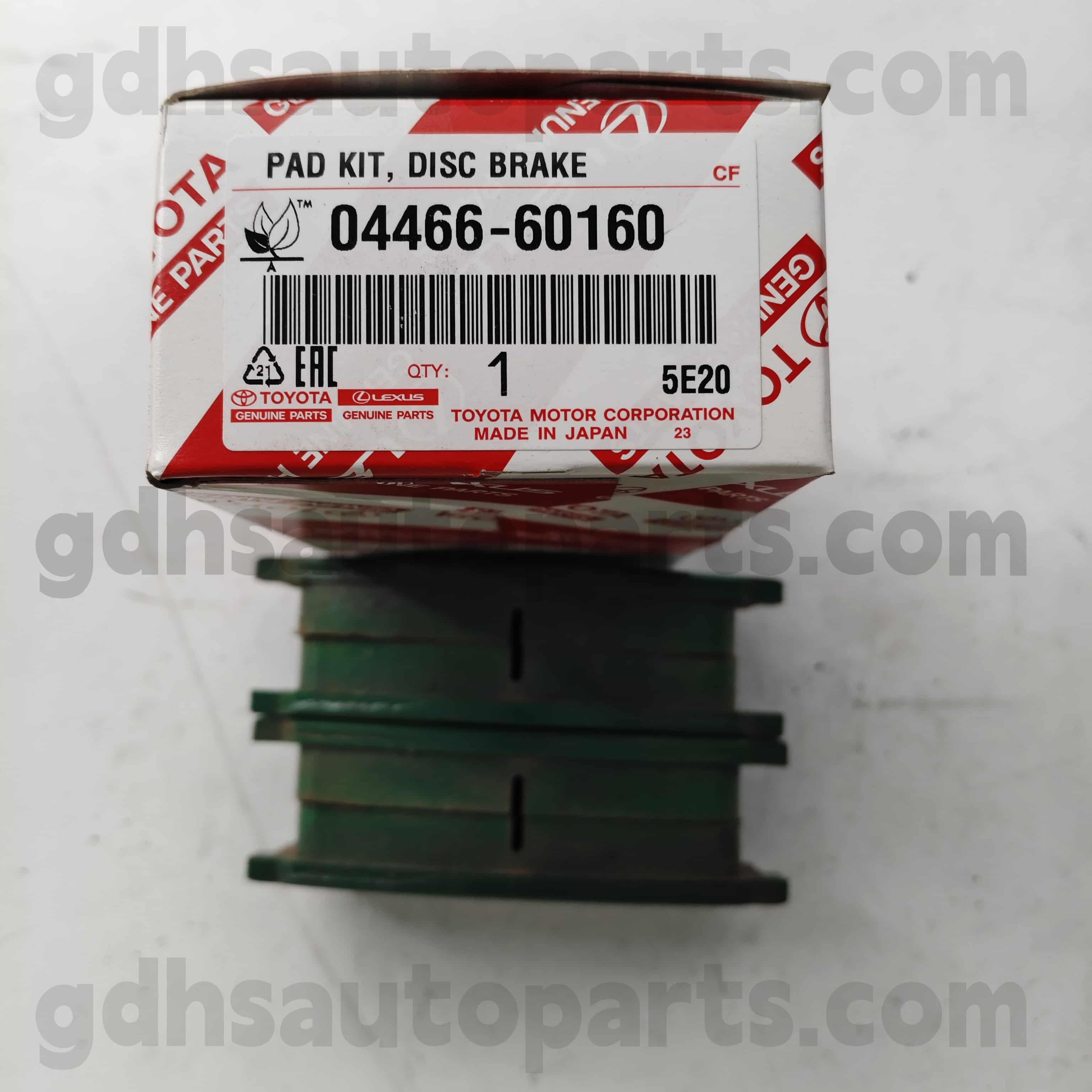 04466-60160 Toyota ehtsad osad tagumine piduriklots maismaakruiseri jaoks 、 lx450d/460/570 šassii nr. Urj202