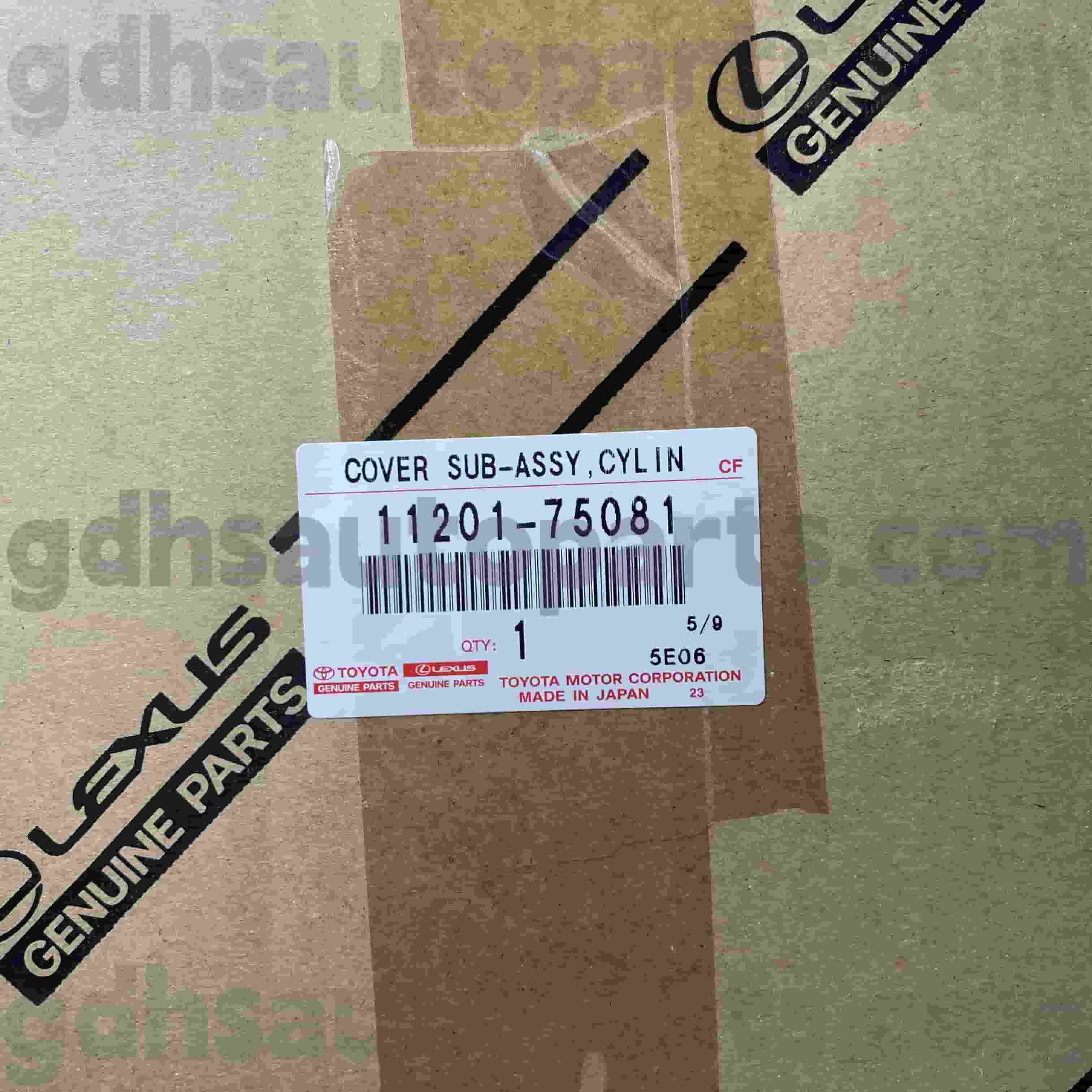 11201-75081 Toyota originaalosade silindripea katte alamkoost šassiile NO.TRJ152