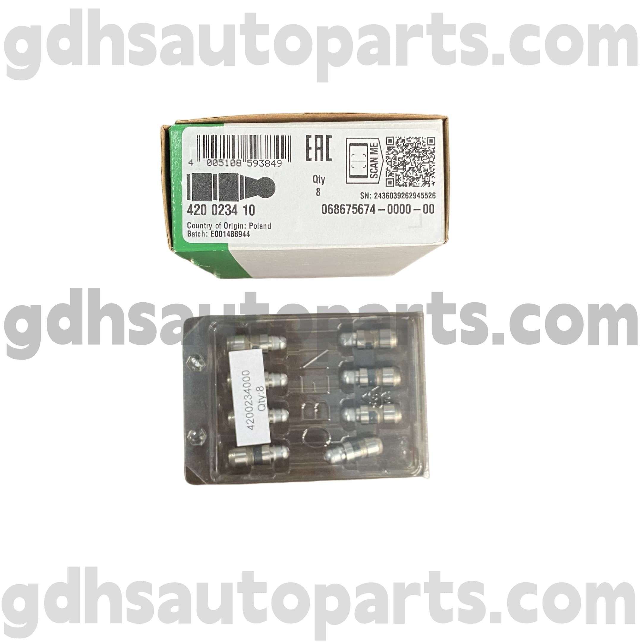 4200234100 Schaeffler Ina klapi tõstja Range Rover Evoque jaoks, Land Rover Discovery Sport OE nr. LR004168