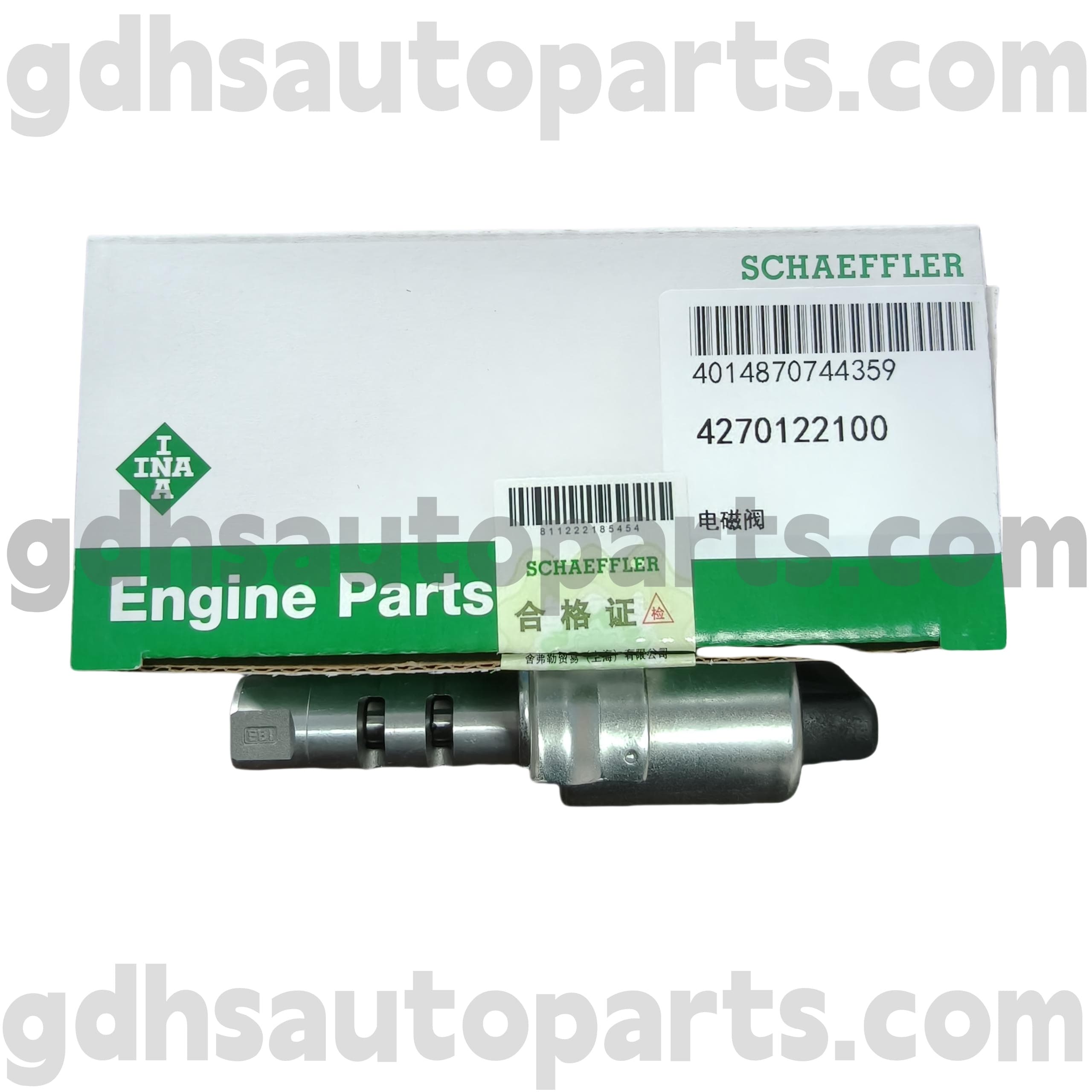 4270122100 Schaeffler ina nukkvõlli solenoidventiil Range Rover Evoque jaoks, Land Rover Freelander 2, Range Rover OE nr. LR025652
