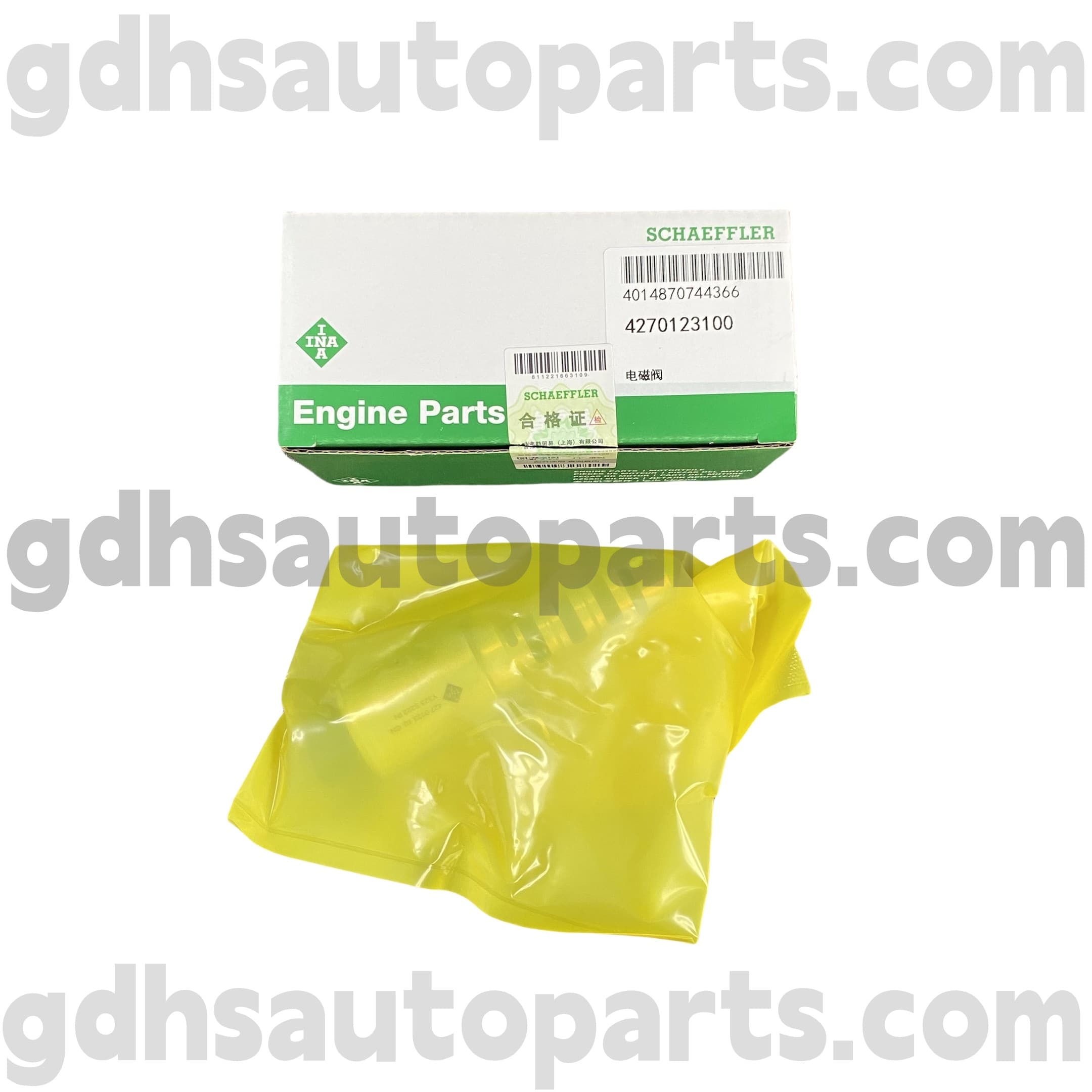 4270123100 Schaeffler INA sisselaske nukkvõlli asukoht Solenoid Range Rover Evoque jaoks, Land Rover Freelander 2, Range Rover OE nr. LR024995