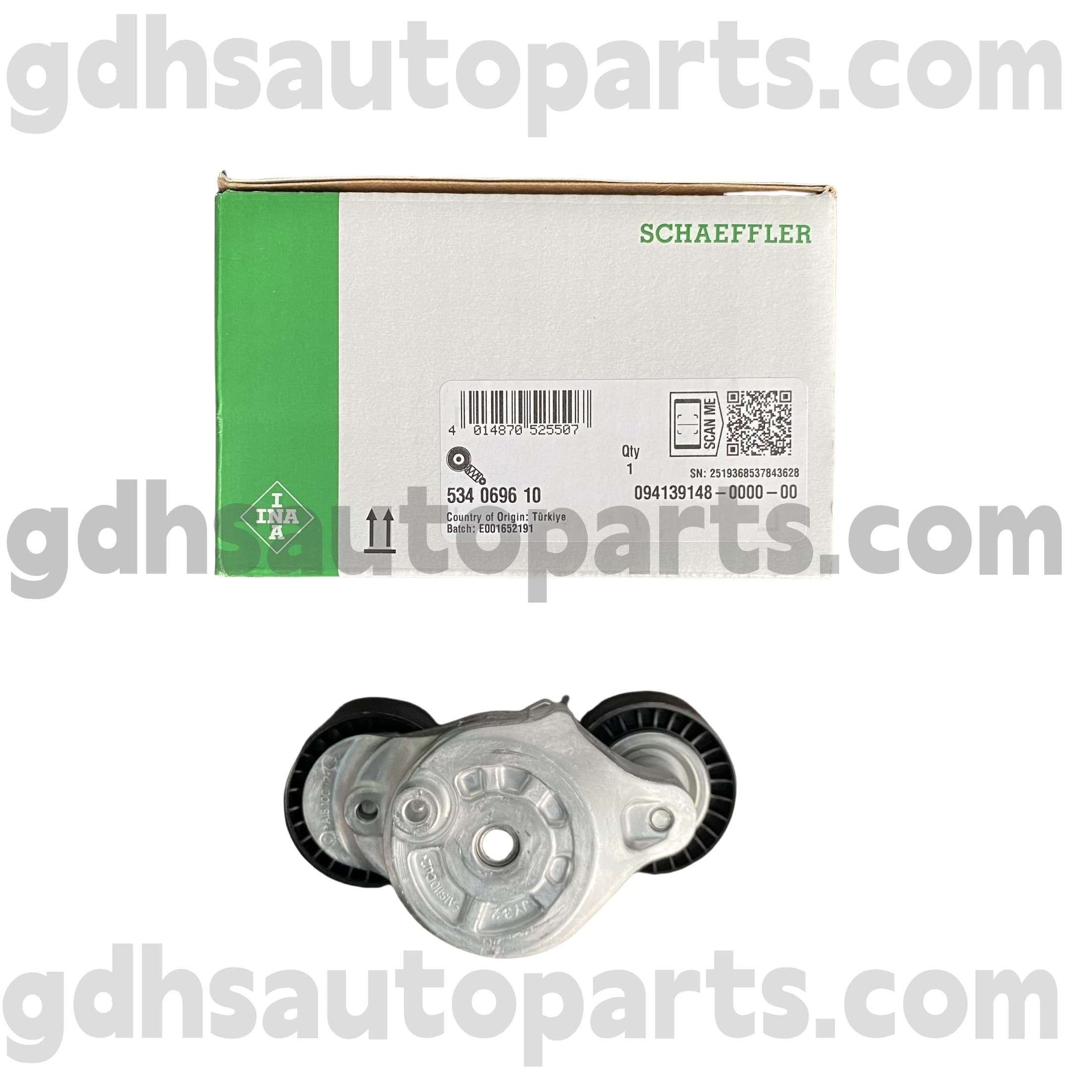 5340696100 Schaeffler Ina ajastusvöö rihmaratta Range Rover Evoque jaoks, Discovery Sport, Land Rover Discovery 4 OE nrLR114017
