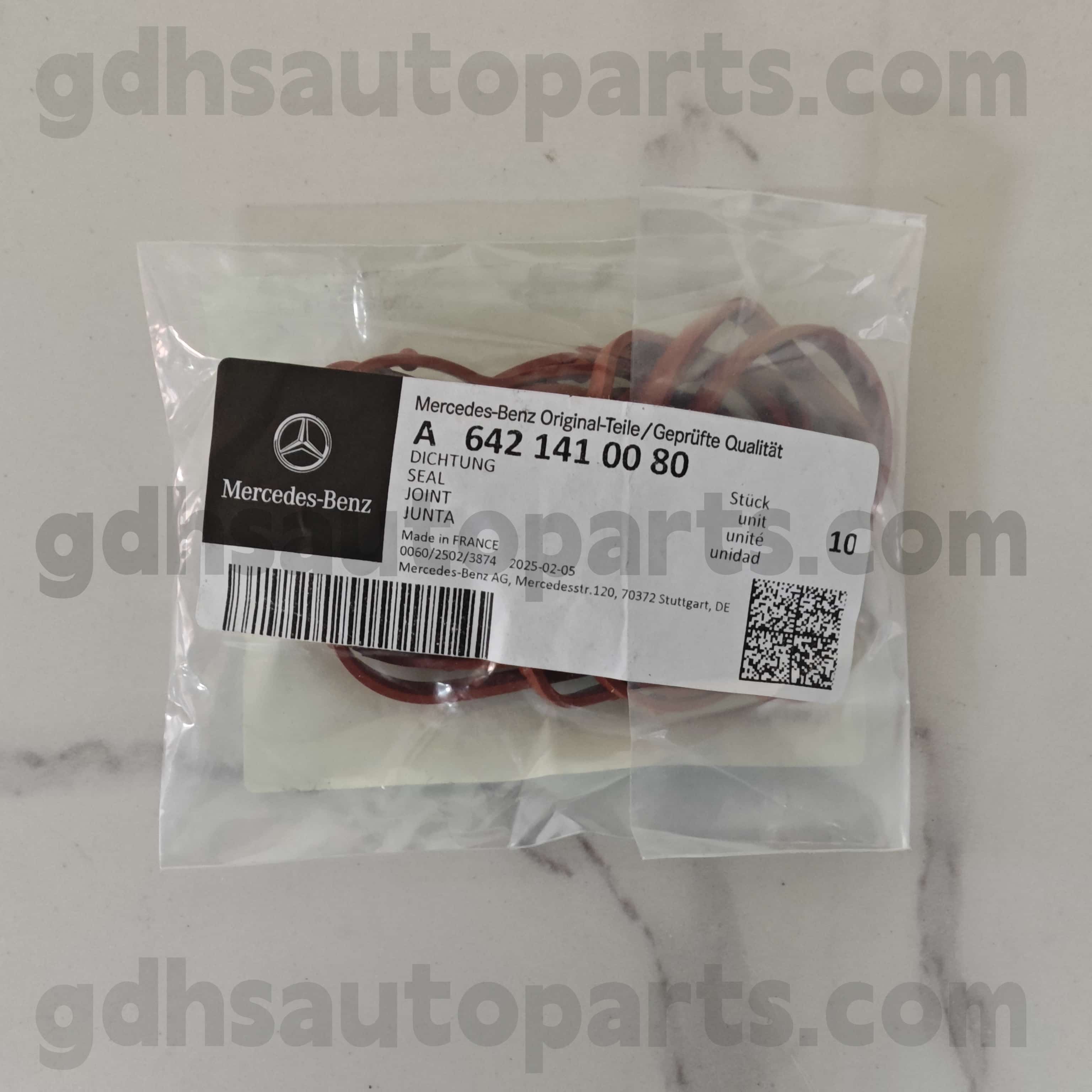 A 642 14100 80 Mercedes-Benz ehtsad osad O-rõngad 642855 OM642 ， 642890 OM642，E642820 642 INE642868 OM642，E642887 OM642